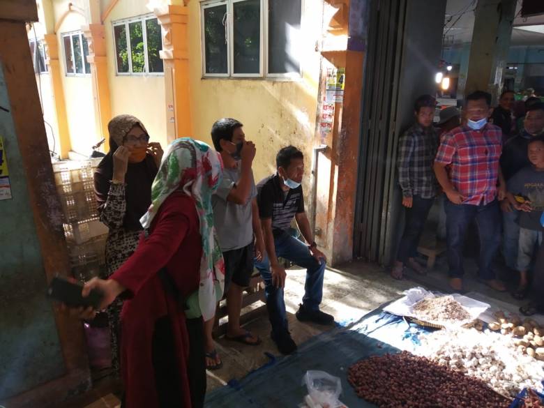 Kunjungi Pasar Terubuk Bengkalis, Cabup Nomor 4 Serap Aspirasi Pedagang